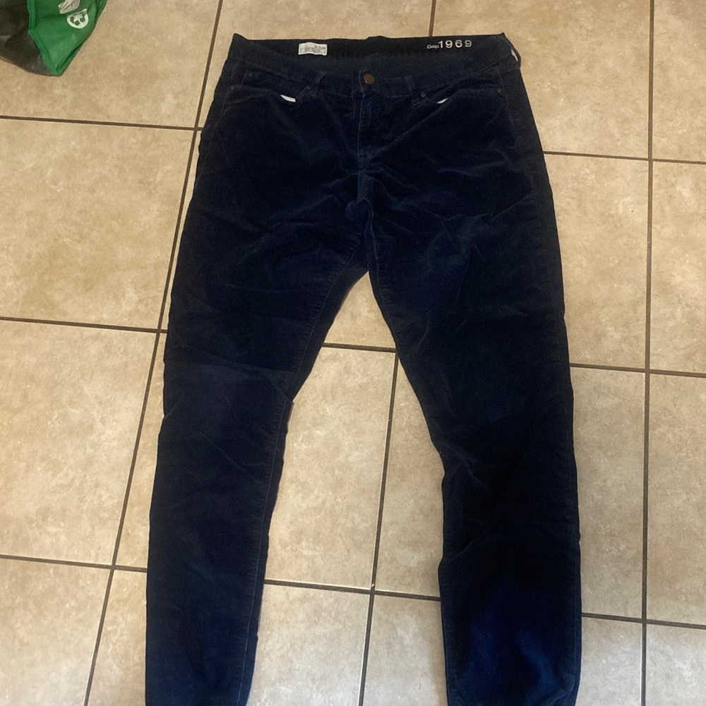 GAP Women's Dark Blue Skinny Pants